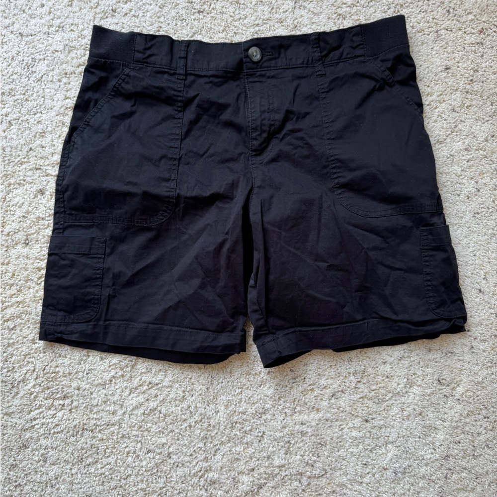 Lee Women's Black Cargo Shorts